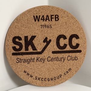 SKCC Coaster